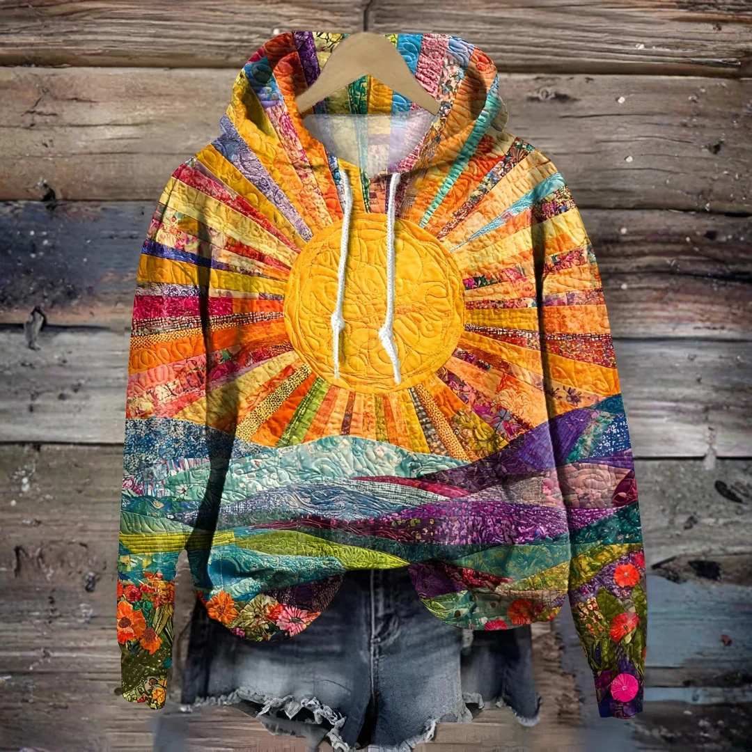Solstice Patchwork Artisan Pullover