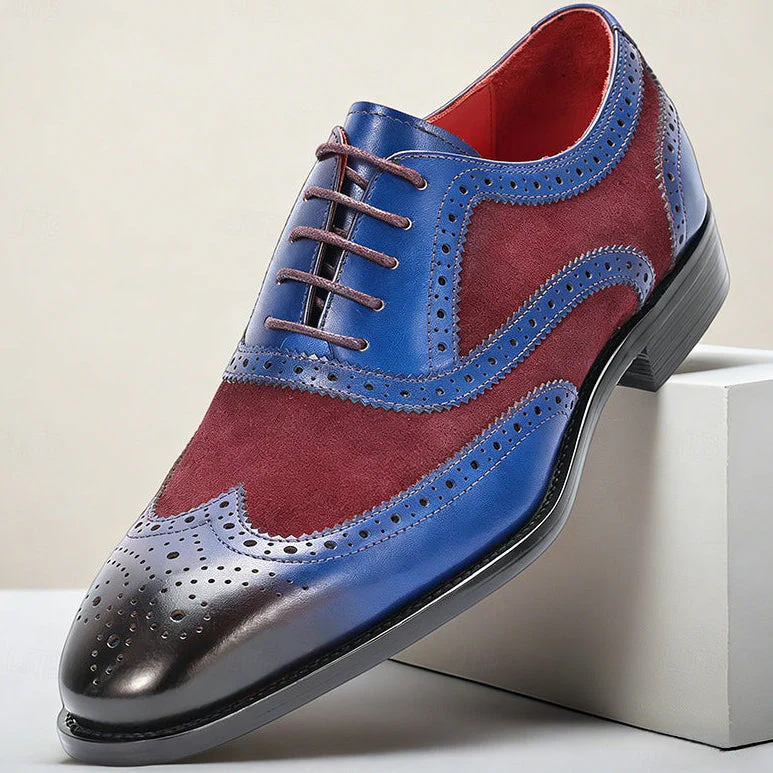Sovereign Cowhide Leather Bi-Color Brogue Oxford