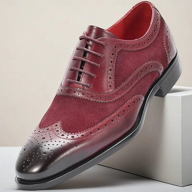 Sovereign Cowhide Leather Bi-Color Brogue Oxford - Image 5