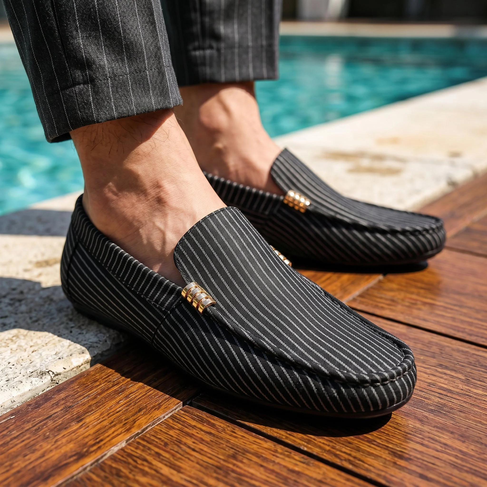 Sovereign Pinstripe Loafer - Image 4