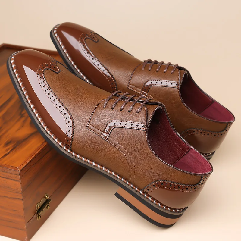 Spectator Wingtip Oxford Shoes - Image 8