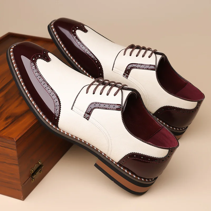 Spectator Wingtip Oxford Shoes - Image 9