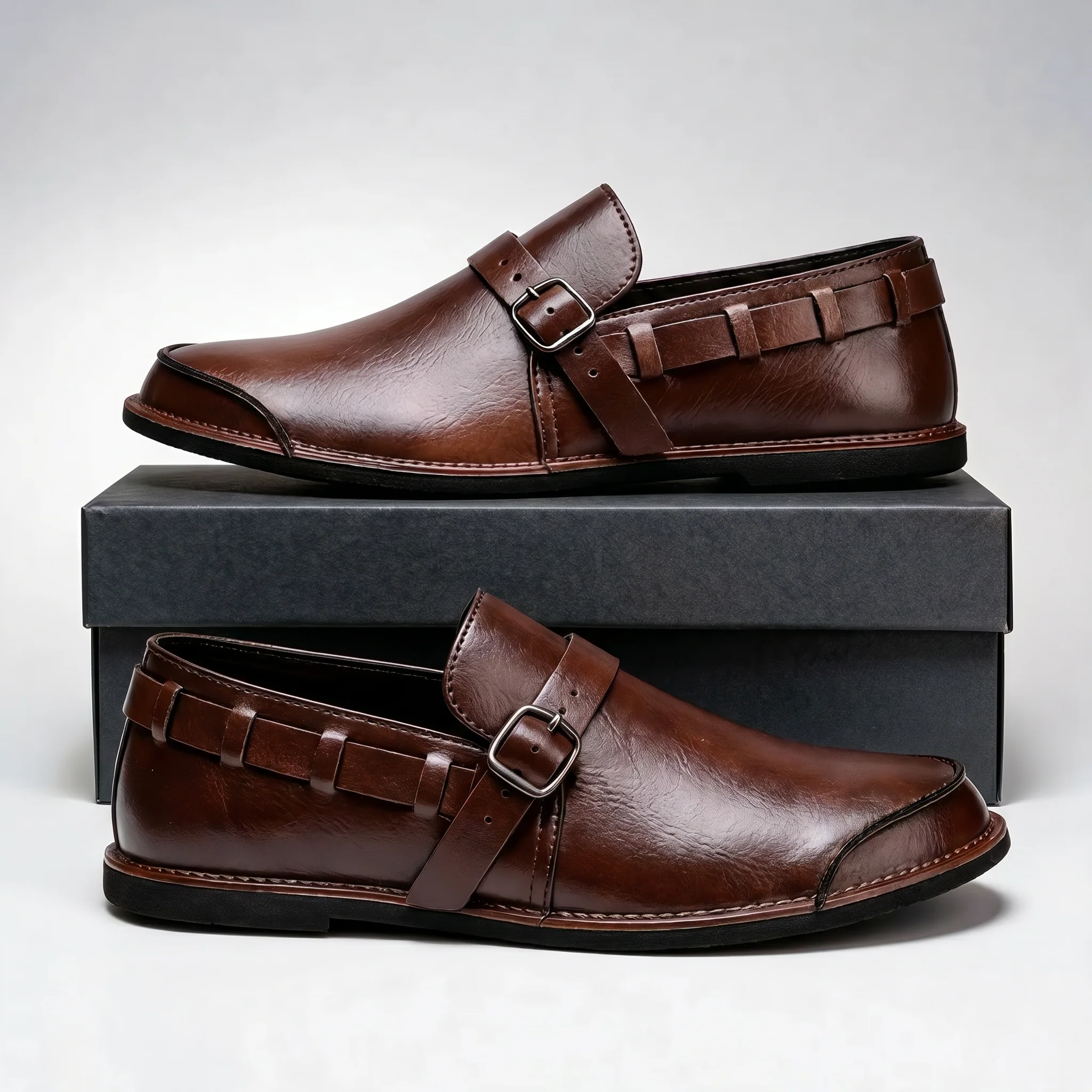 Strada Buckle Loafer - Image 3