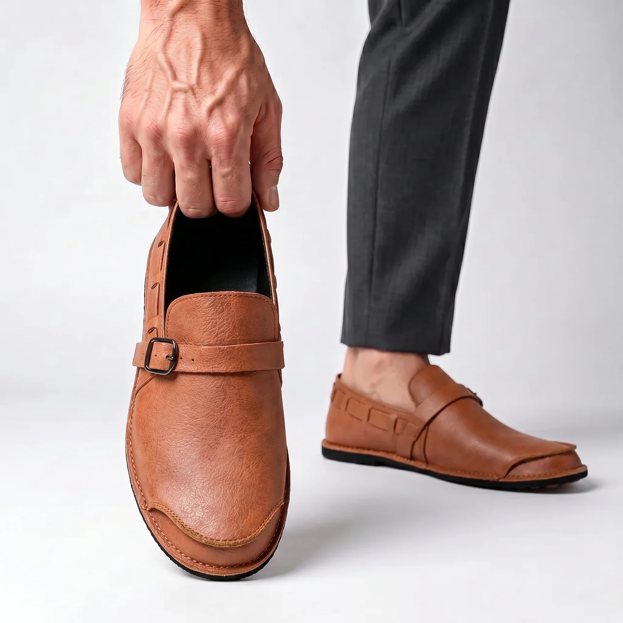Strada Buckle Loafer - Image 5