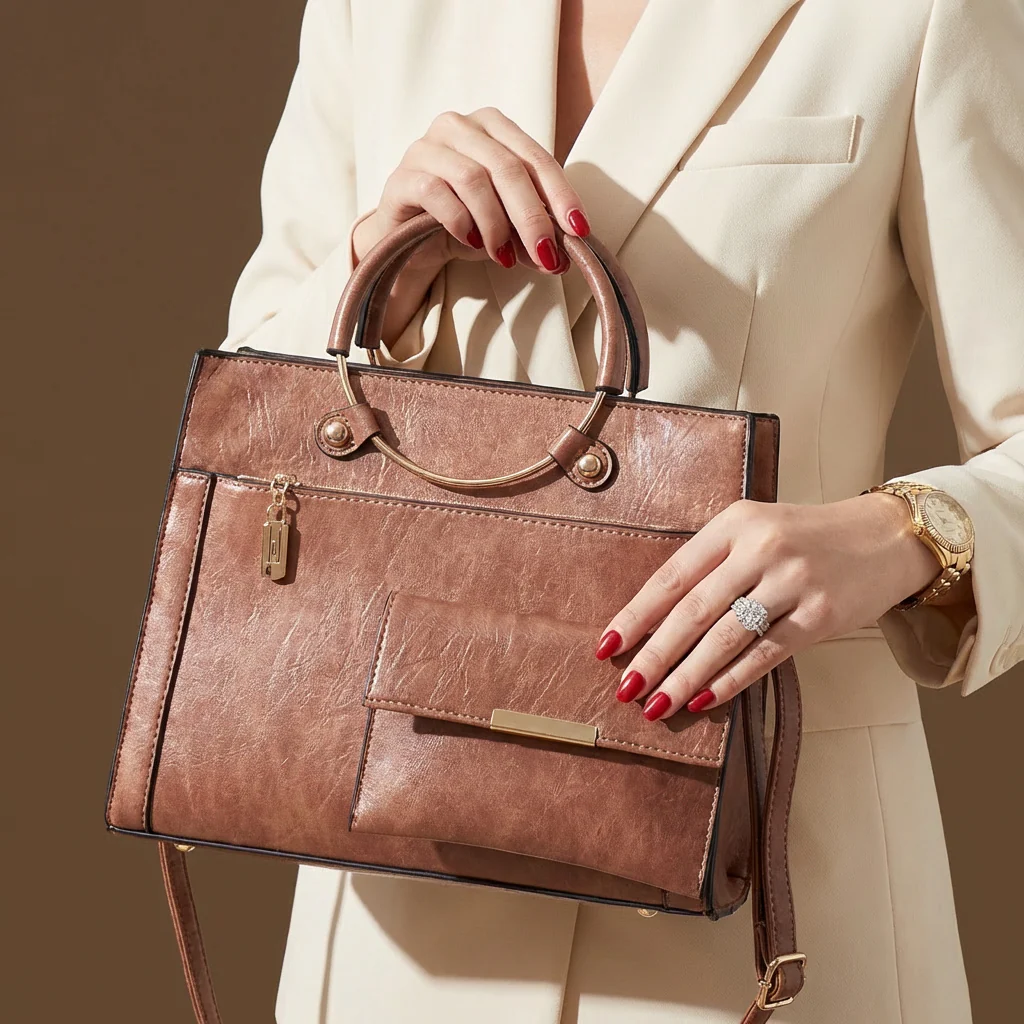 Structured Tote & Wallet Set - Image 9