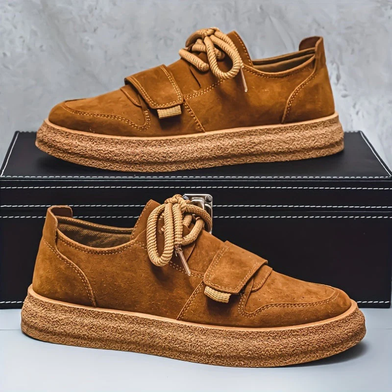 Terracotta Suede Low-Top - Image 3