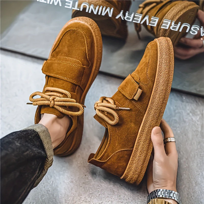 Terracotta Suede Low-Top - Image 6
