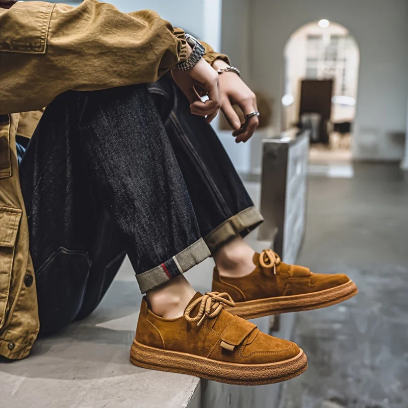 Terracotta Suede Low-Top - Image 8