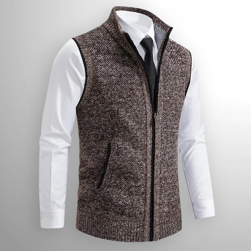 The Brompton Zip Sweater Vest - Image 2