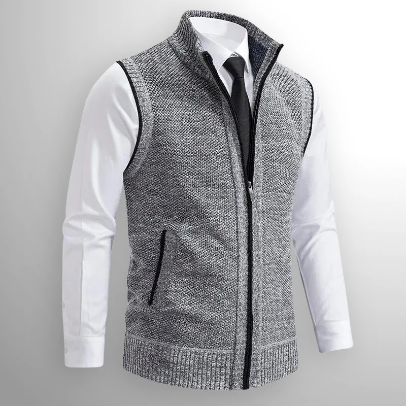 The Brompton Zip Sweater Vest - Image 4