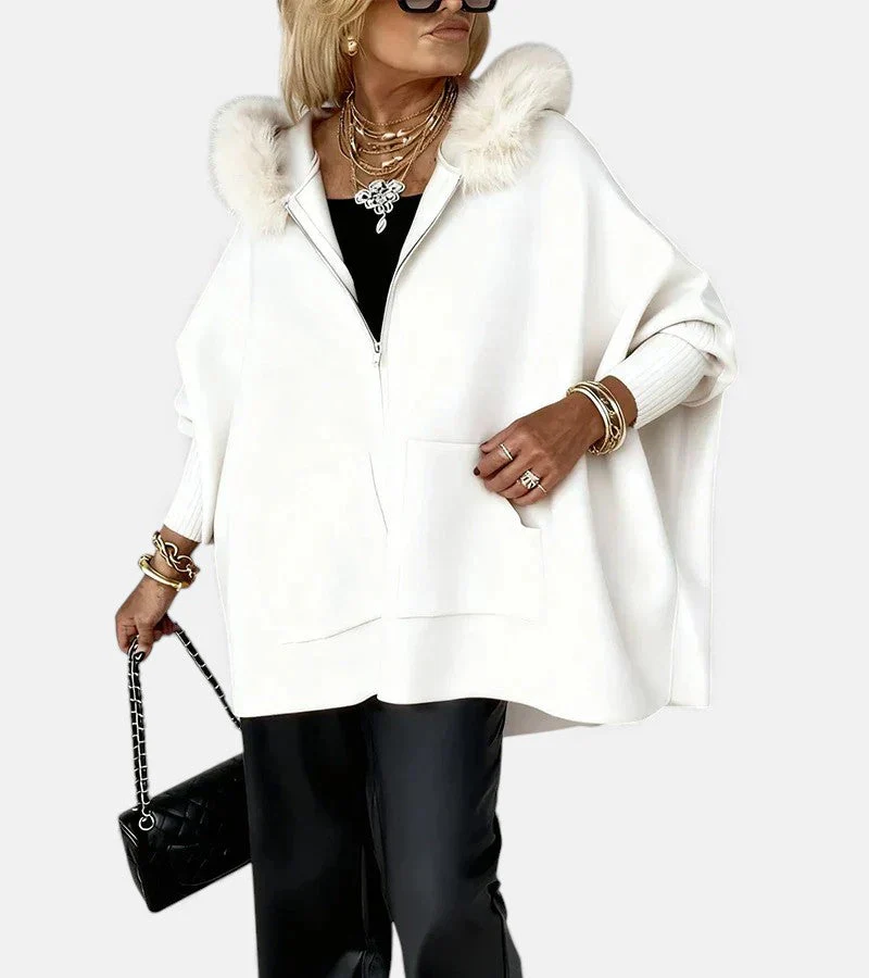 The Cashmere Hooded Cape Cardigan - Image 7