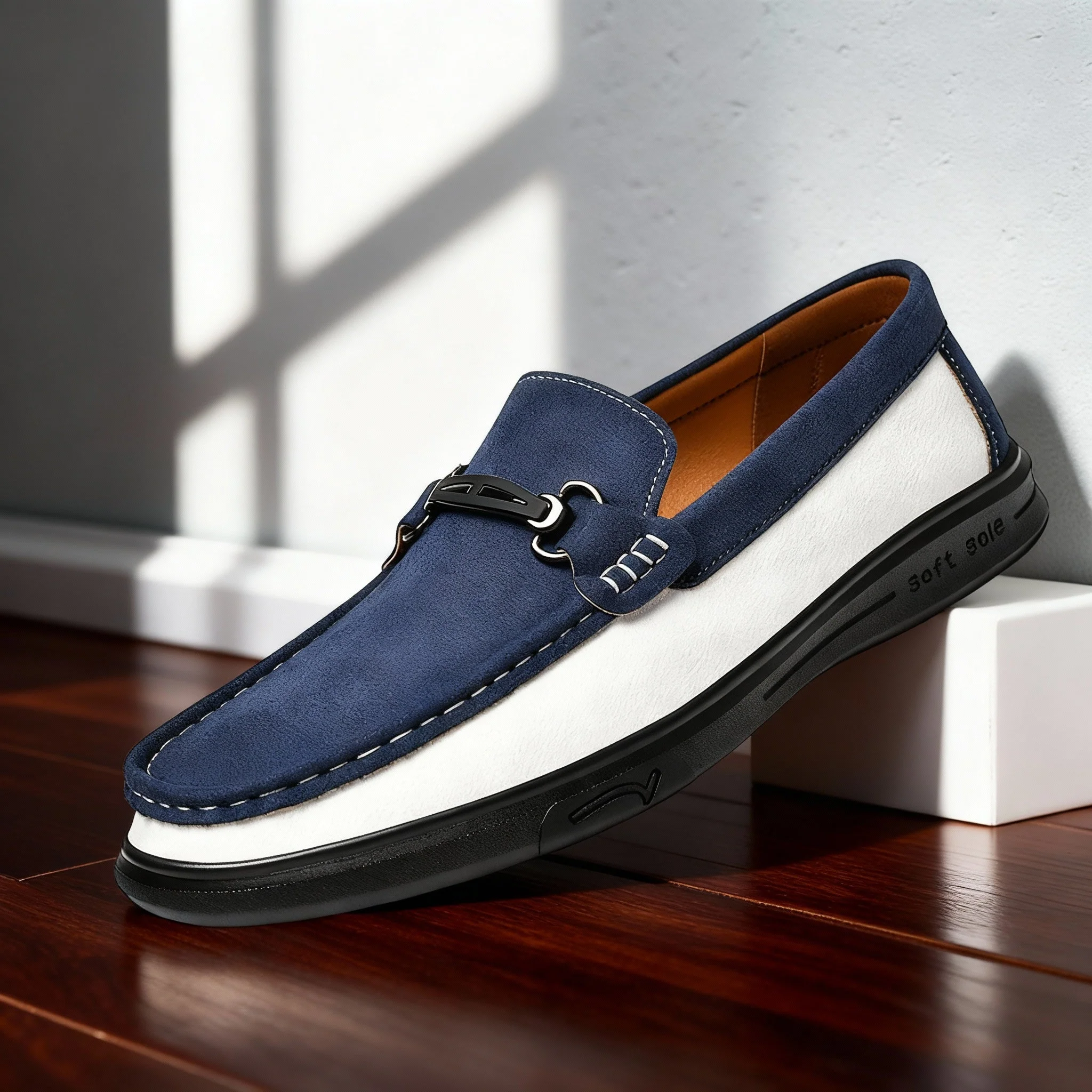 The Modernist Two-Tone Loafers - Image 6