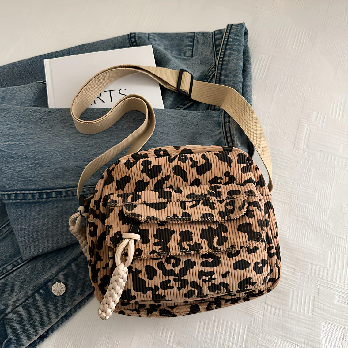 The Savanna Corduroy Crossbody Bag - Image 2