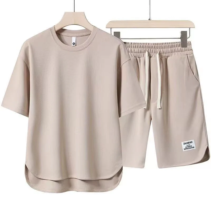 Tonal Noir Oversized Tee & Short Set - Image 5