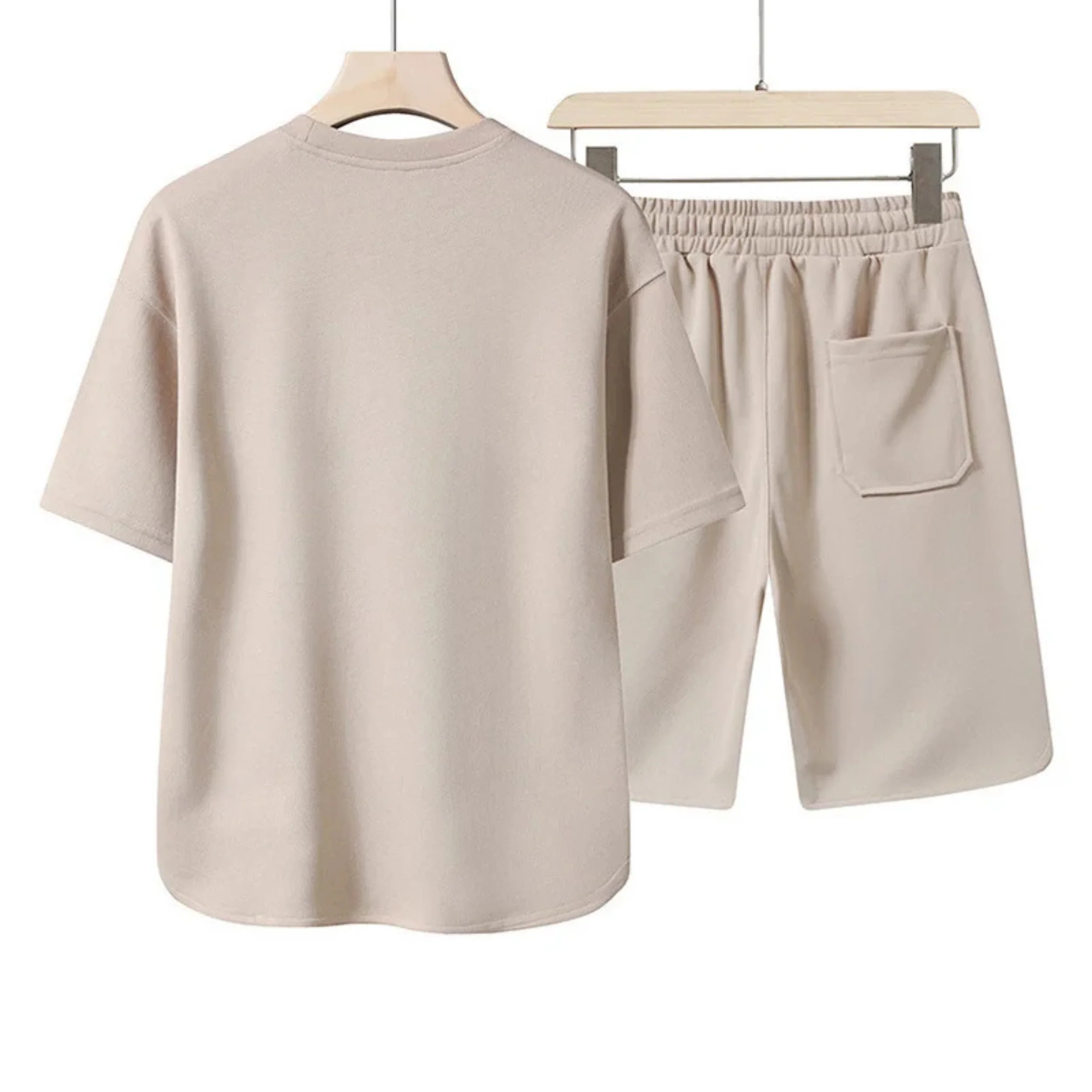 Tonal Noir Oversized Tee & Short Set - Image 6