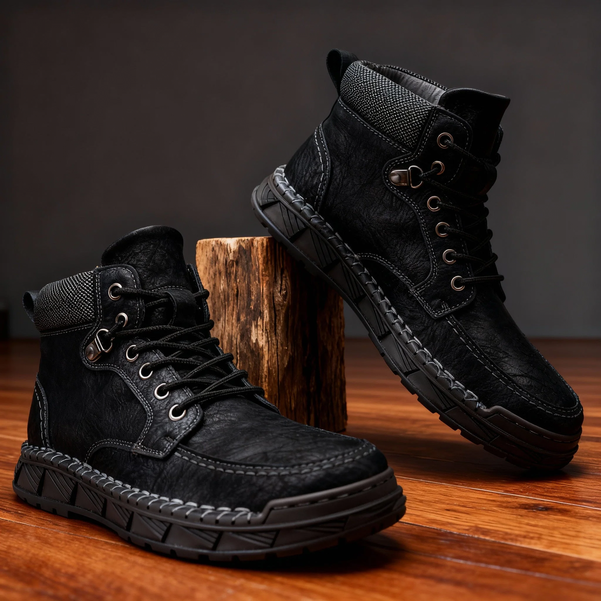 Trailmaster Leather Moc-Toe Boots - Image 2
