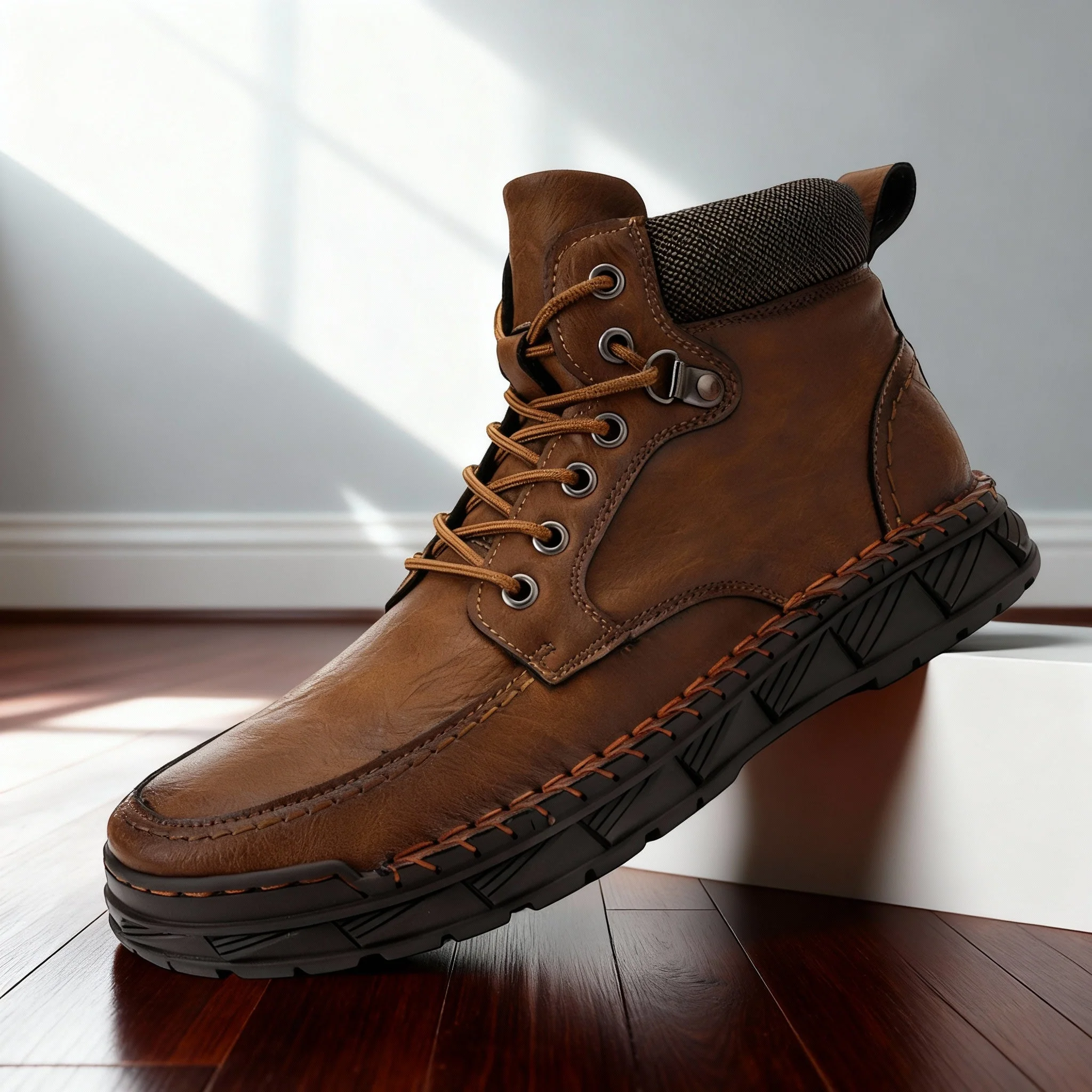 Trailmaster Leather Moc-Toe Boots - Image 5
