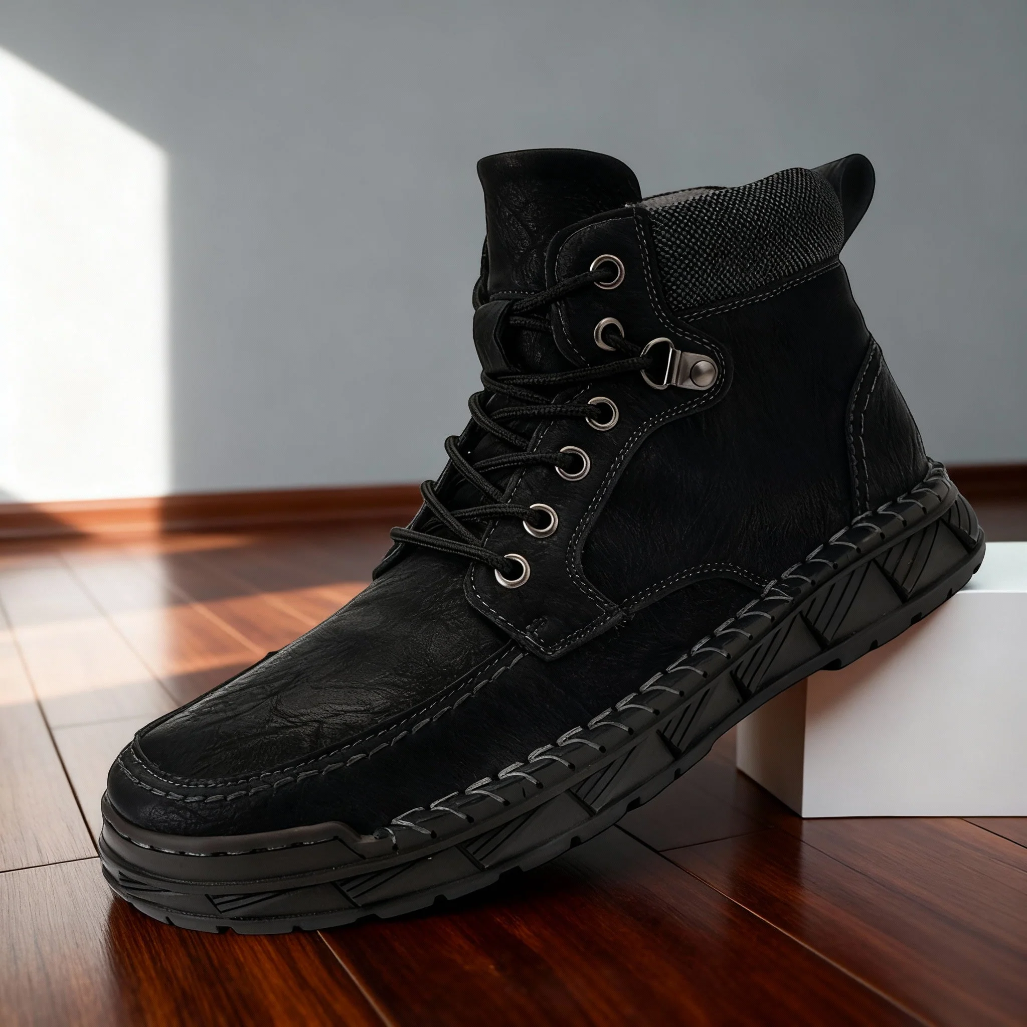 Trailmaster Leather Moc-Toe Boots - Image 6