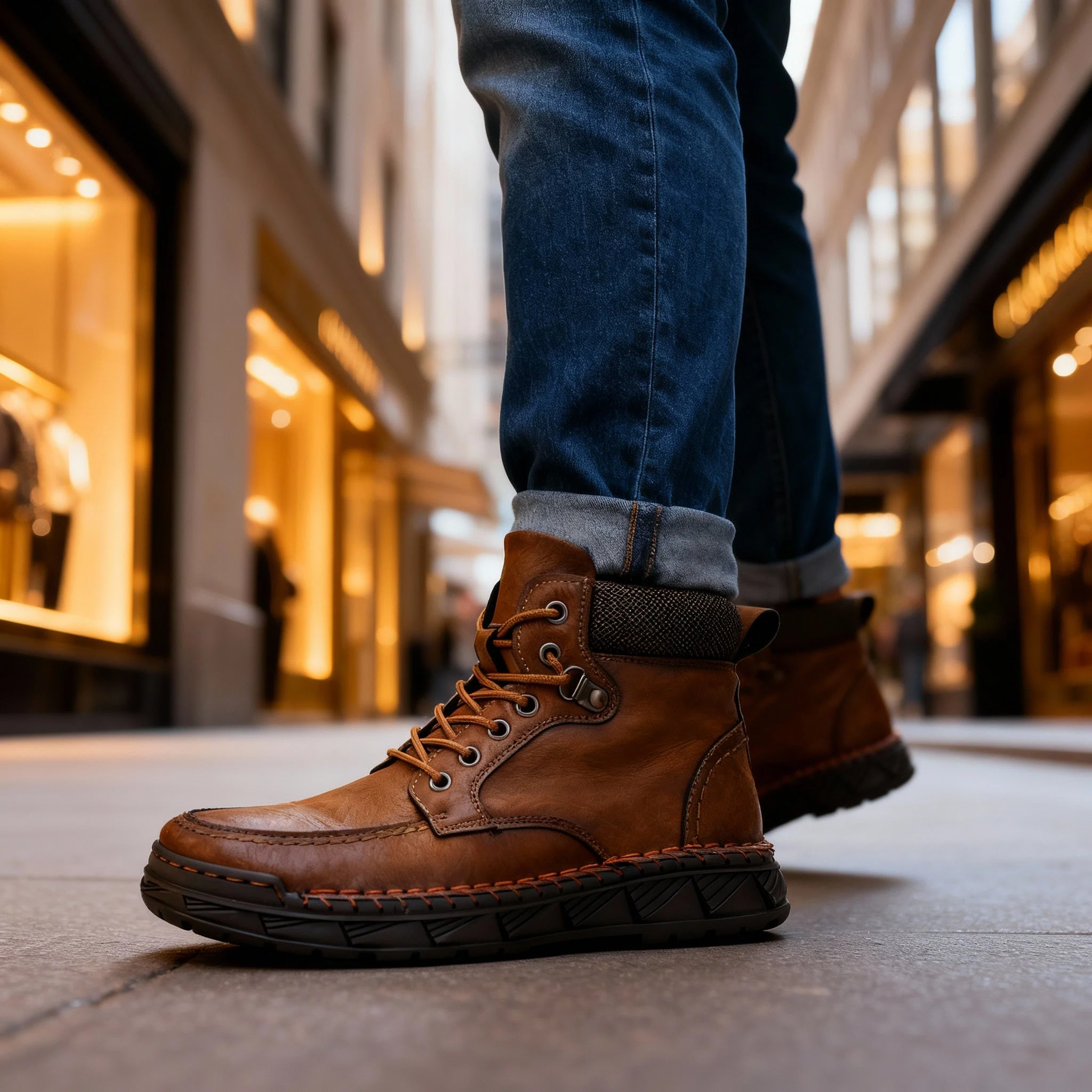 Trailmaster Leather Moc-Toe Boots - Image 9