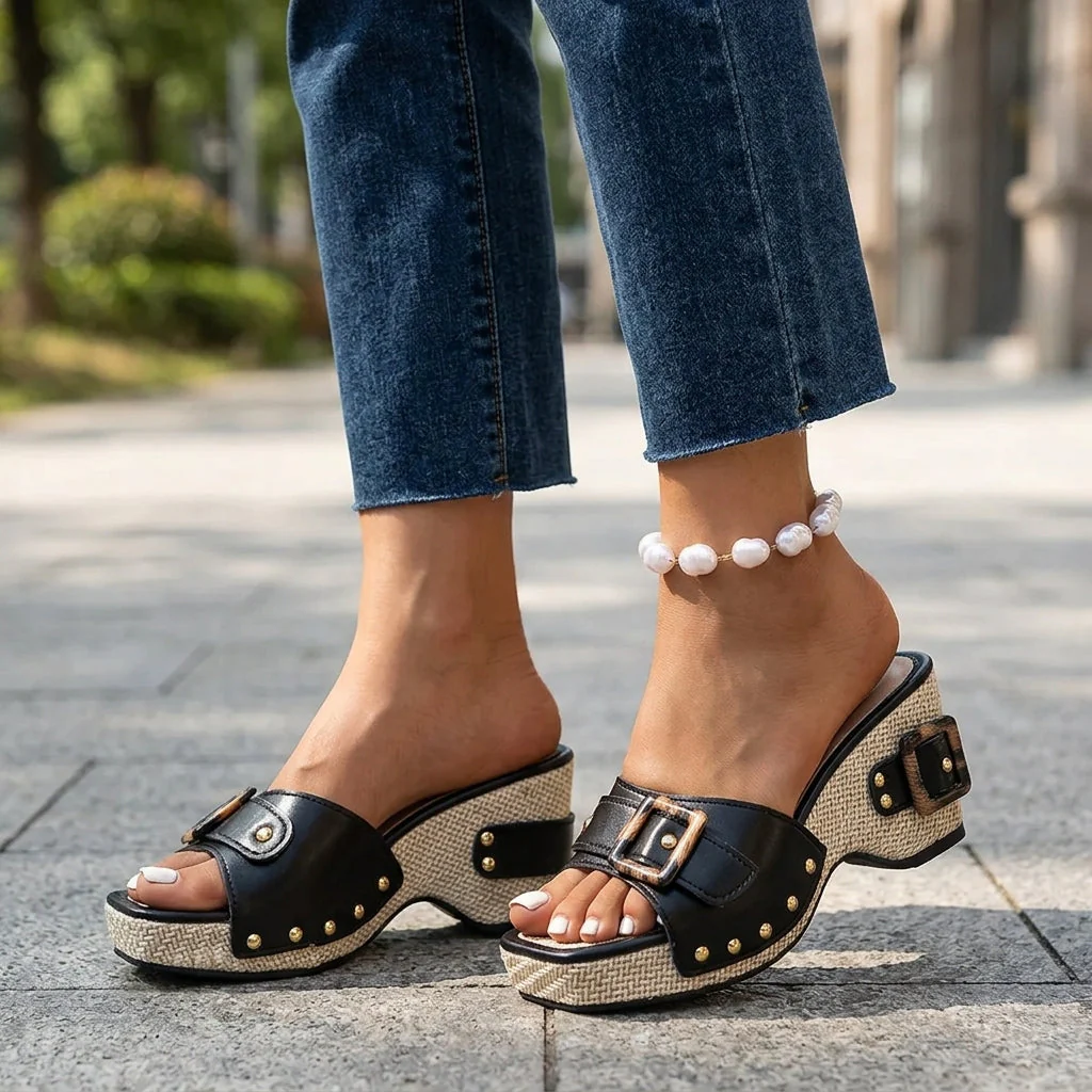 Tropez Stud-Border Espadrille Platform - Image 5