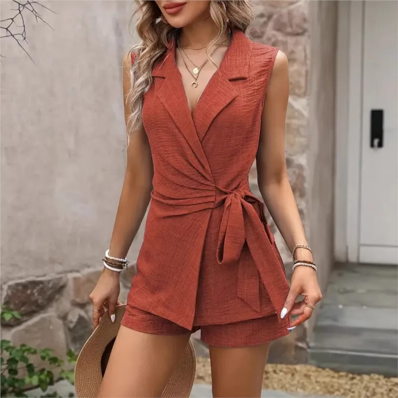 Villa Rosa Wrap Vest Set - Image 12