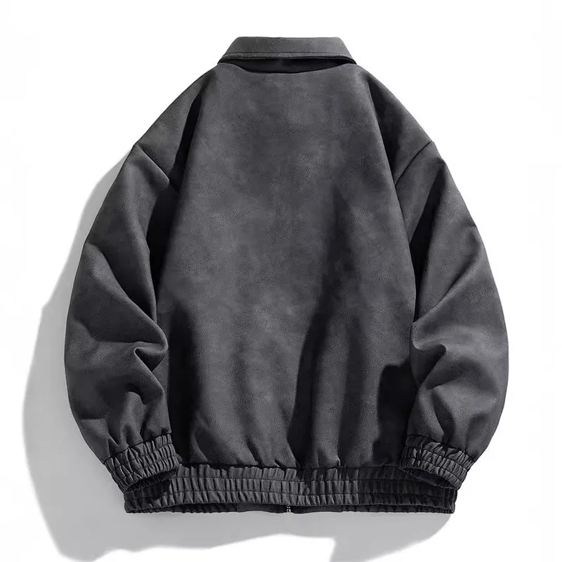 Vintage-Washed Suede Jacket - Image 10