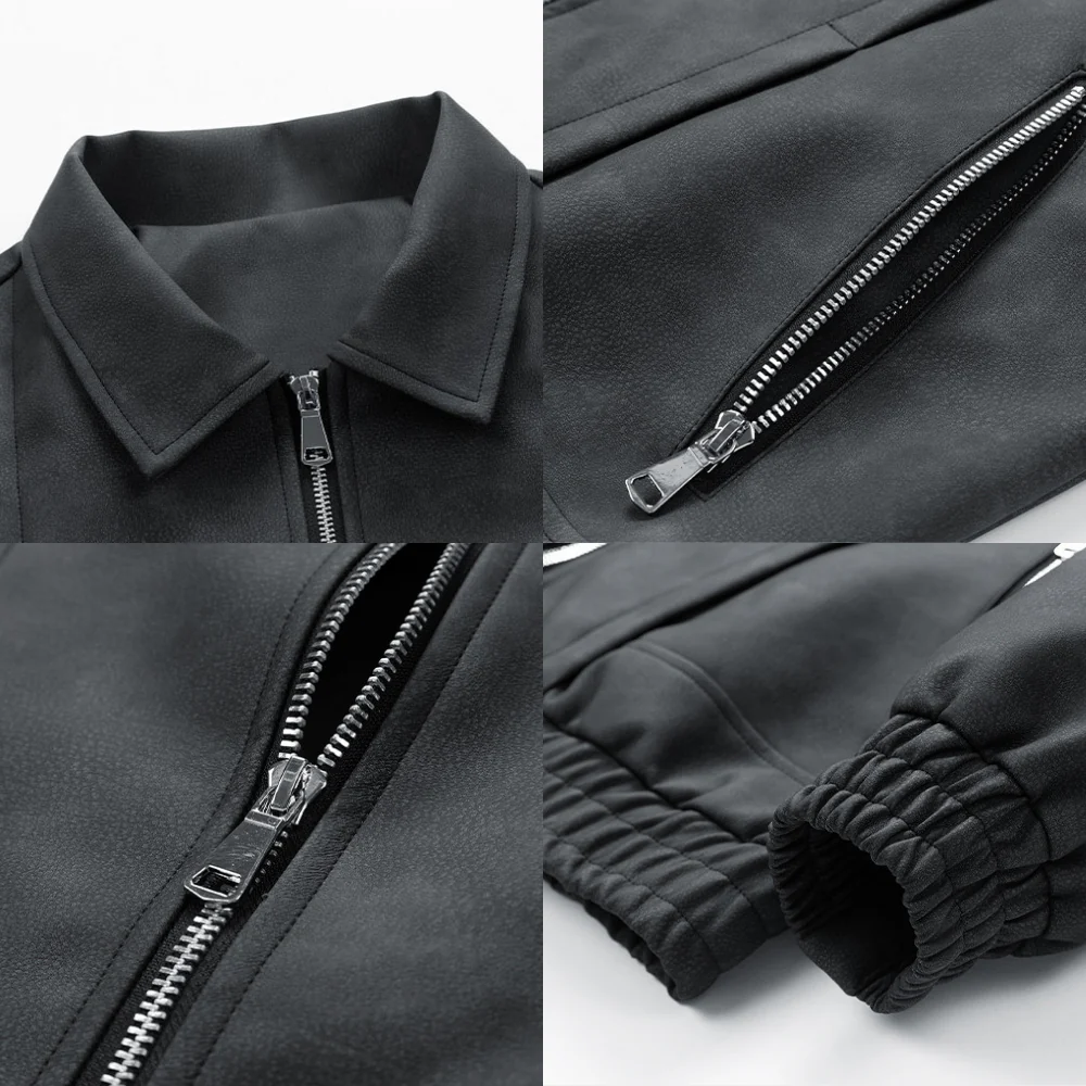 Vintage-Washed Suede Jacket - Image 11