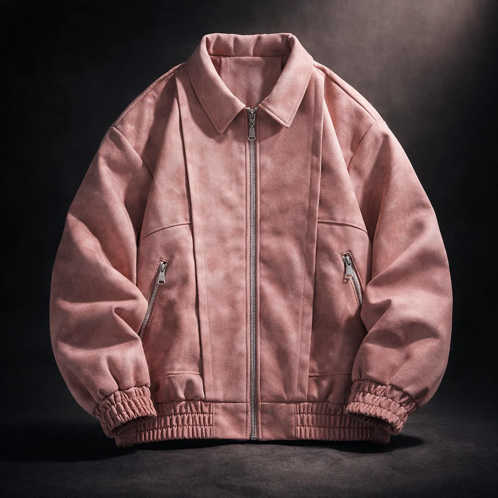 Vintage-Washed Suede Jacket - Image 4