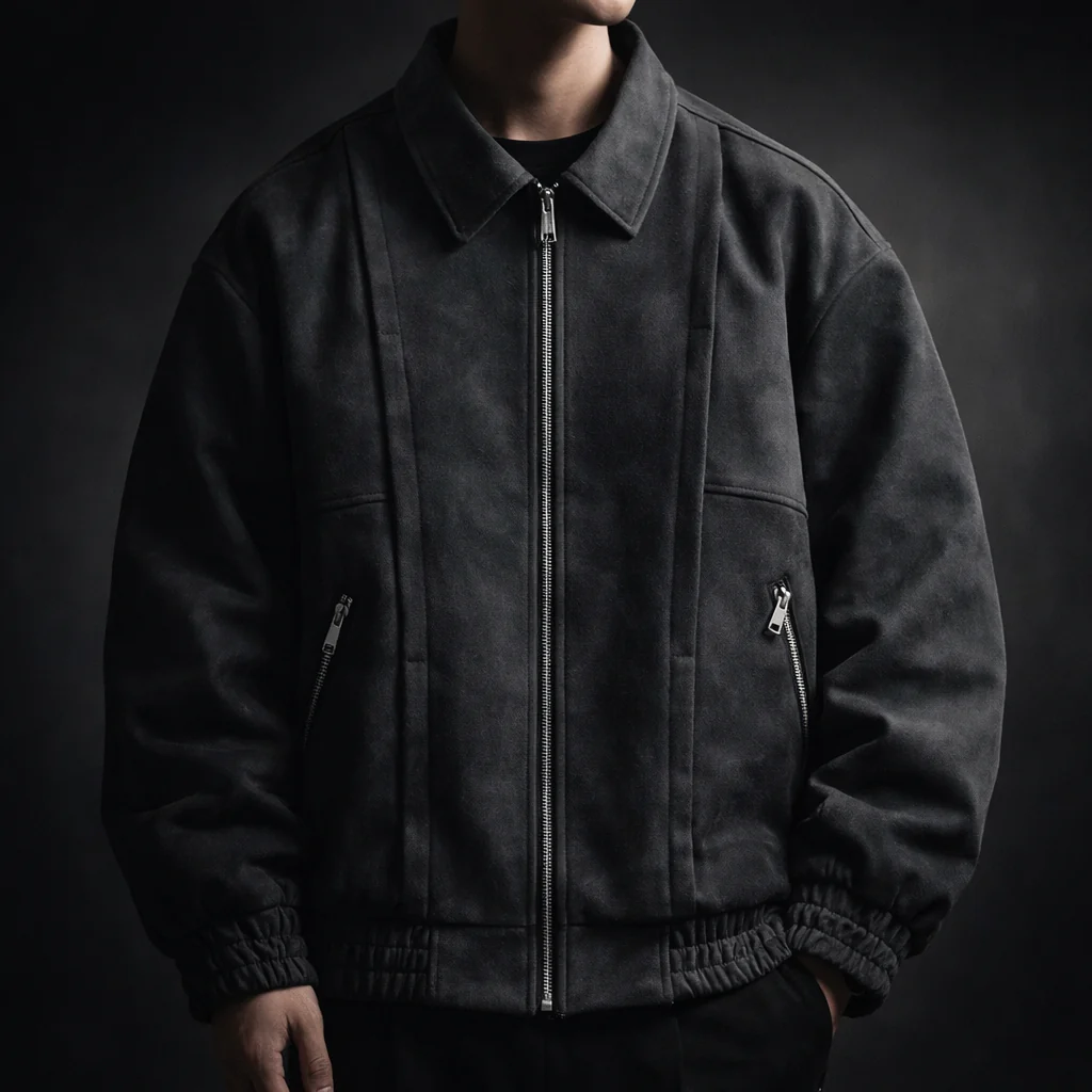 Vintage-Washed Suede Jacket - Image 6