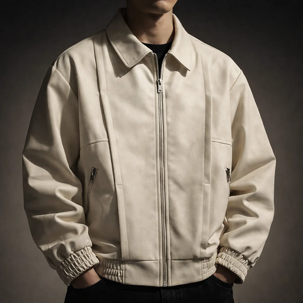 Vintage-Washed Suede Jacket - Image 7