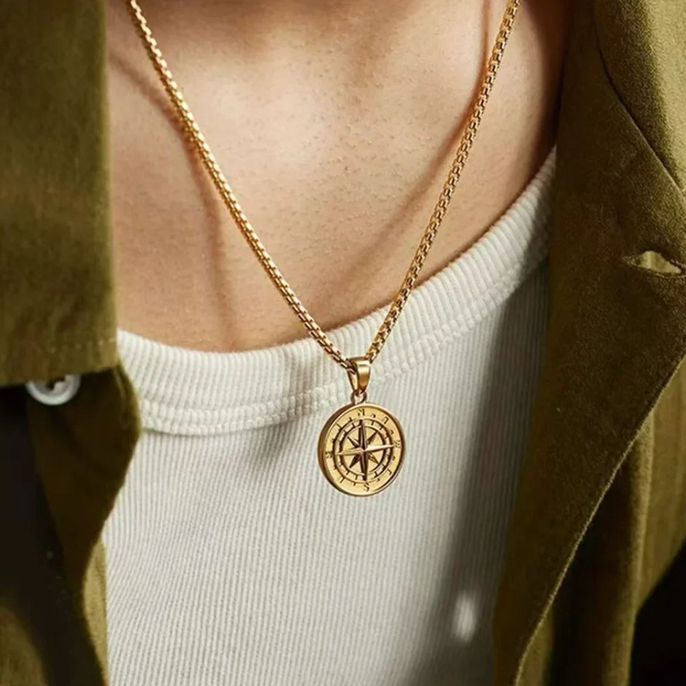 Voyager Cardinal Compass Necklace - Image 4