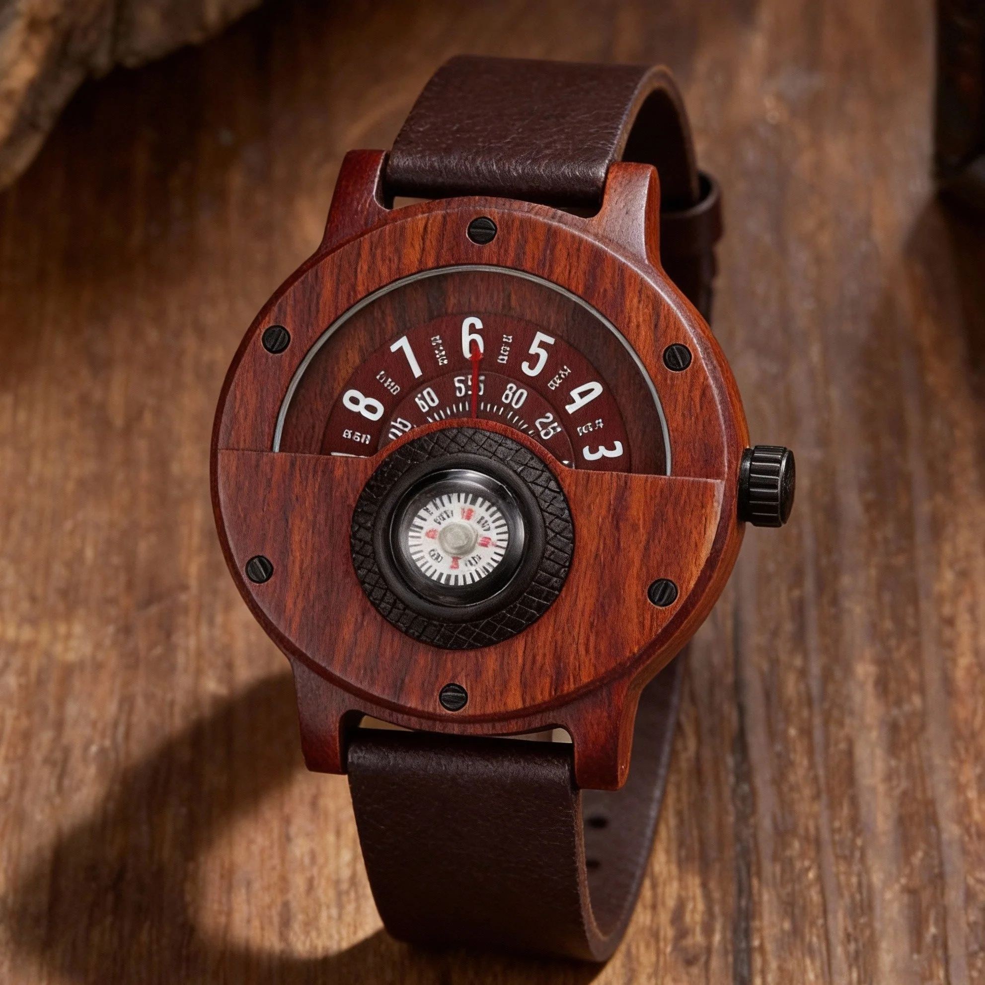 Voyager Natural Wood Instrument Watch - Image 2