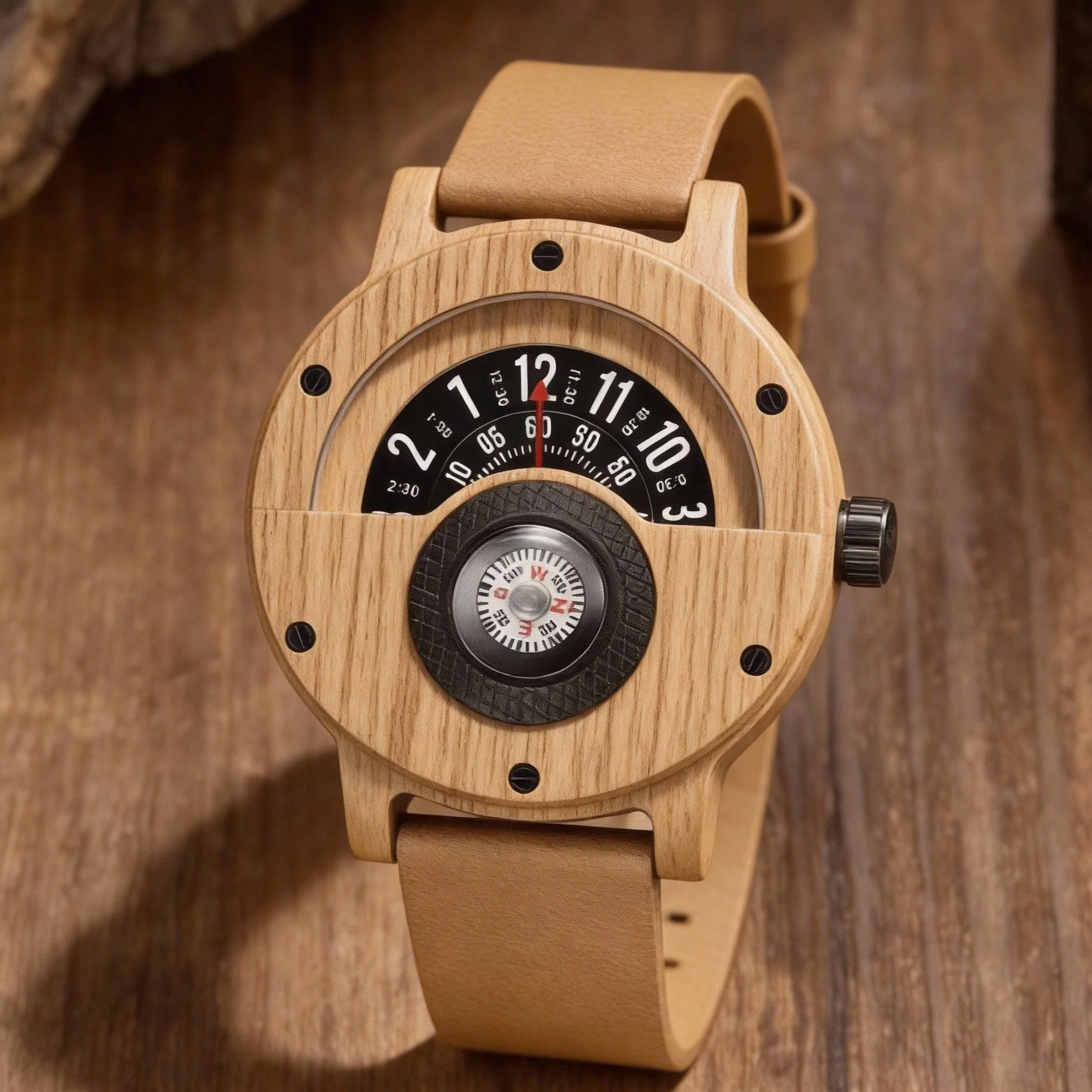 Voyager Natural Wood Instrument Watch - Image 3
