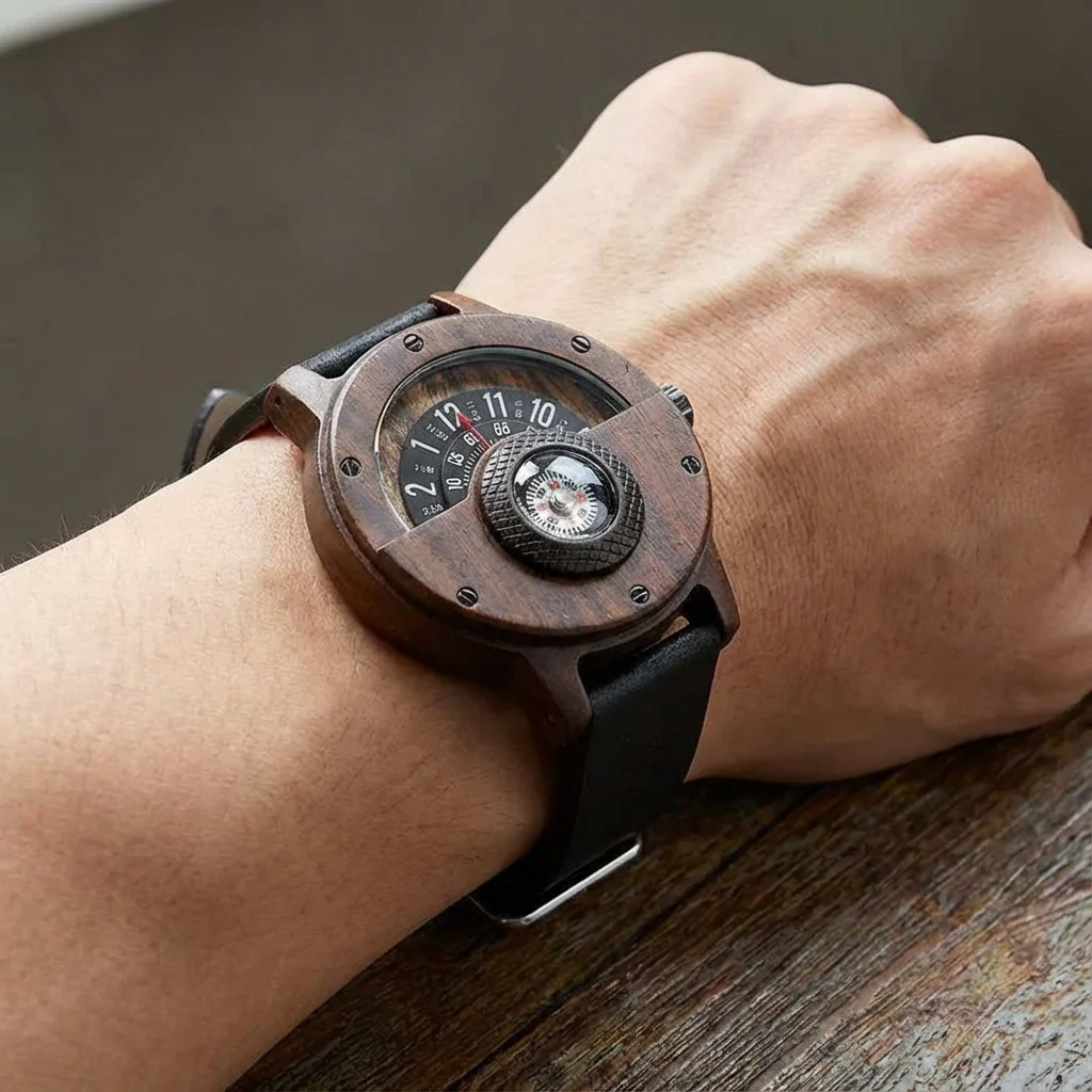 Voyager Natural Wood Instrument Watch - Image 6