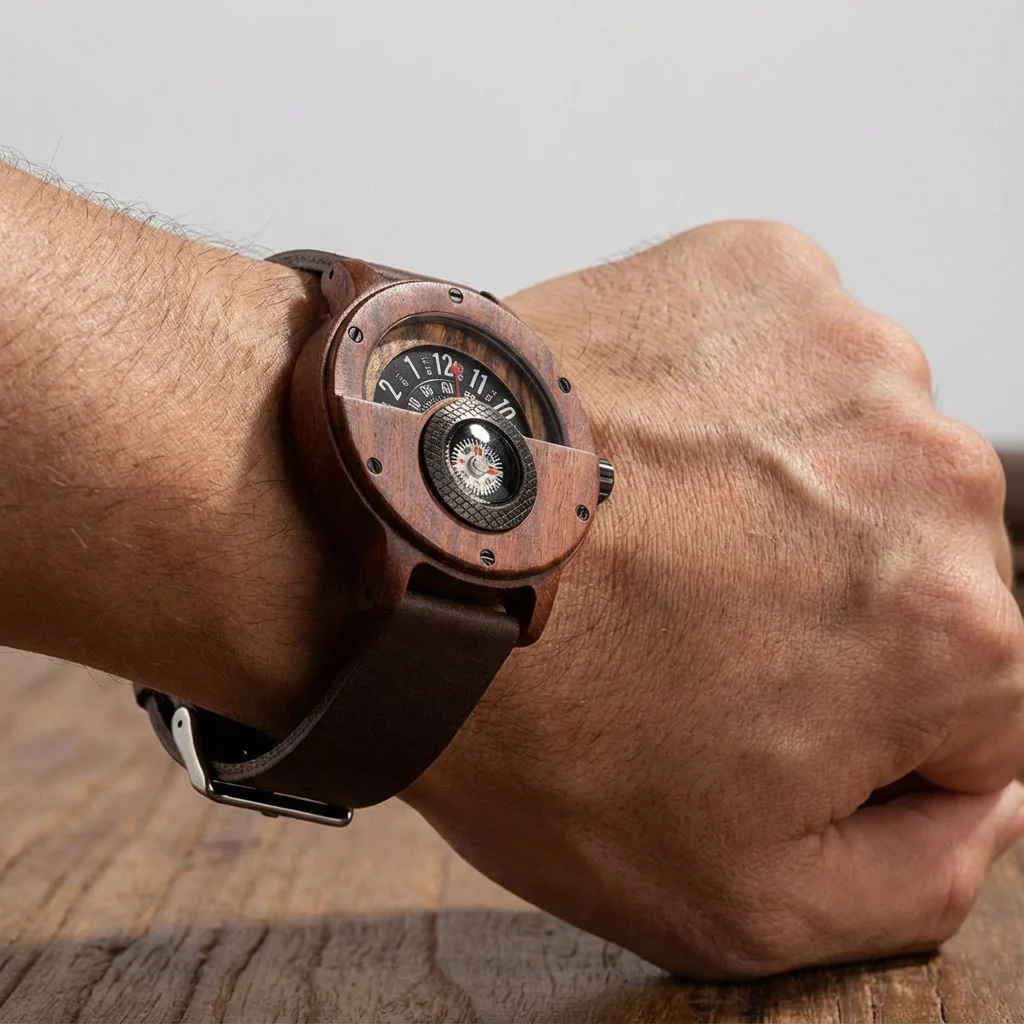 Voyager Natural Wood Instrument Watch - Image 7