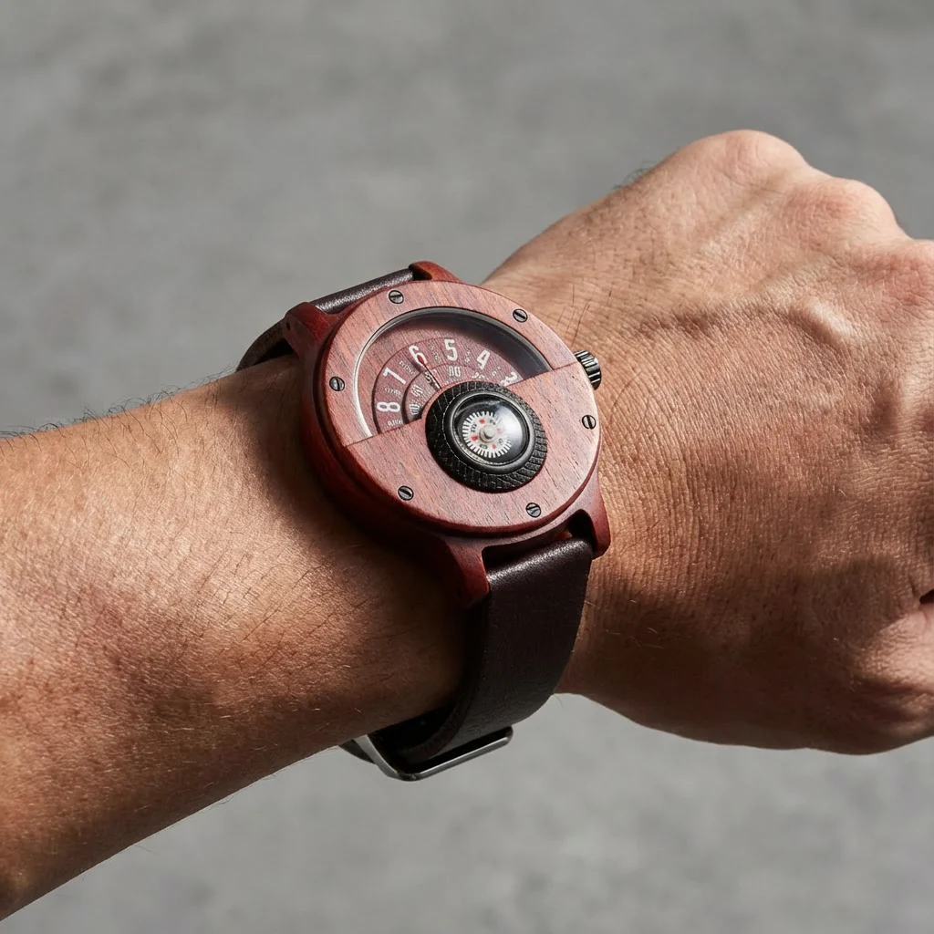 Voyager Natural Wood Instrument Watch - Image 8